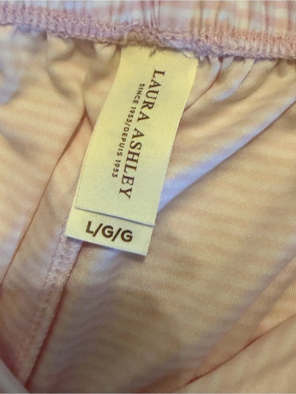 Laura Ashley Pale Pink Lace-Trim Cami & Shorts Sleep Set